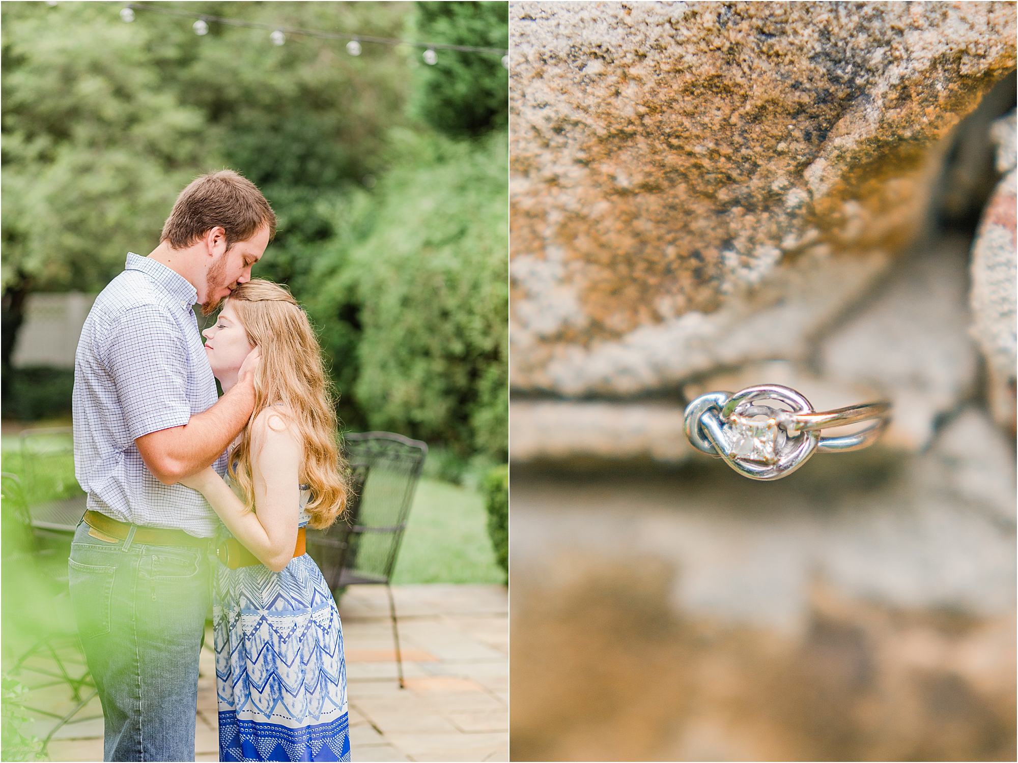 Engagement session at The Maridor in Roanoke, Virginia.