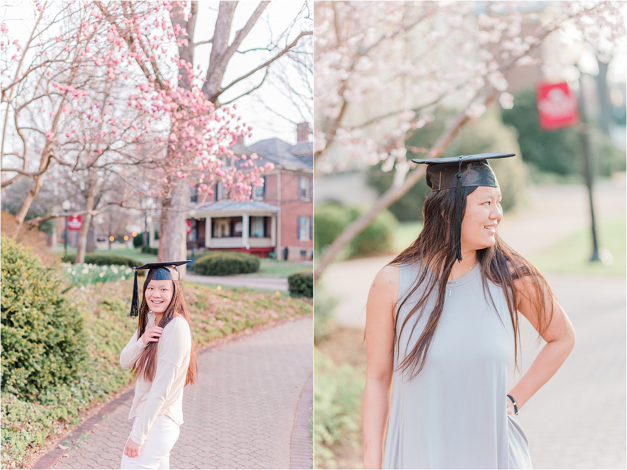 A spring graduation session in Virginia.