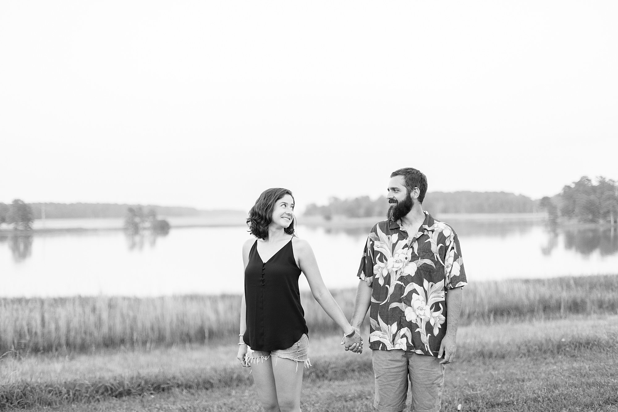 Engagement photos by Jamestown River.