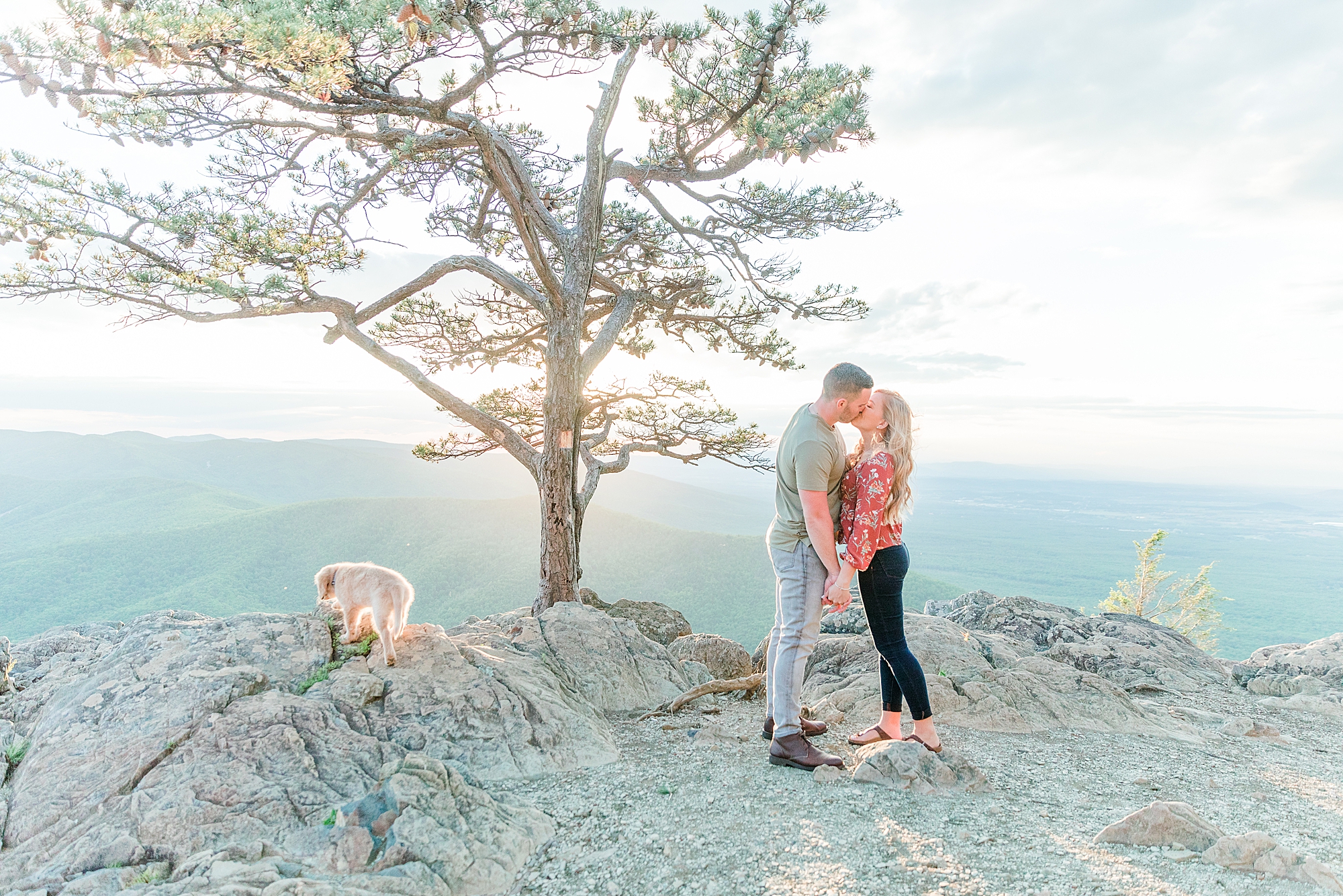 Ravens Roost Overlook engagement session.