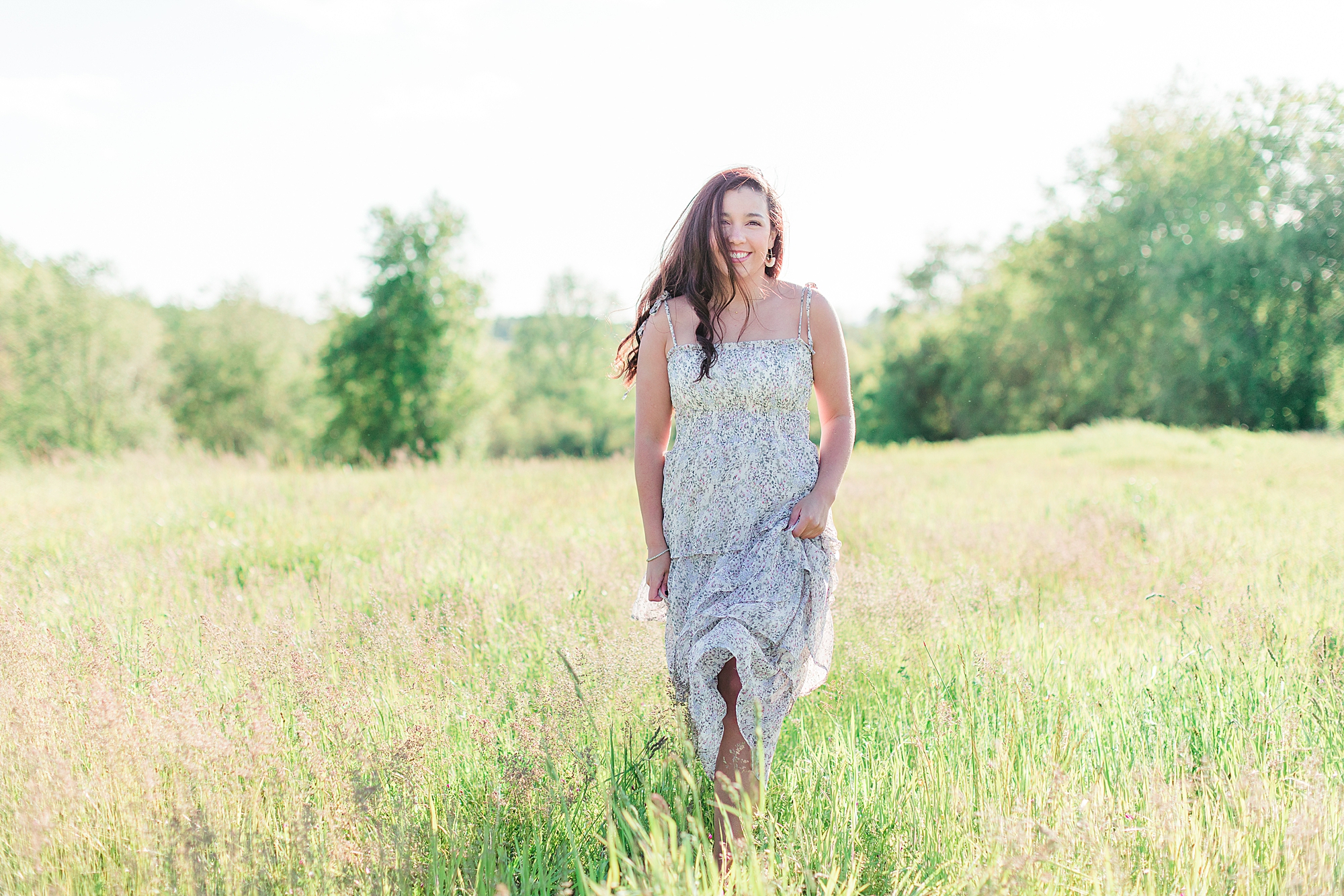 Charlottesville Spring senior session at Panorama Farms.