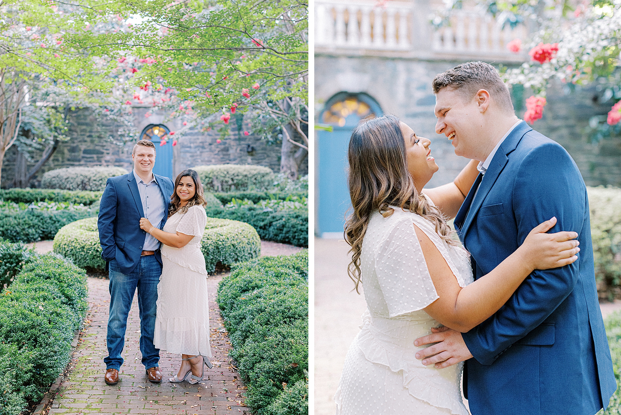 Engagement photos at Carlyle House.