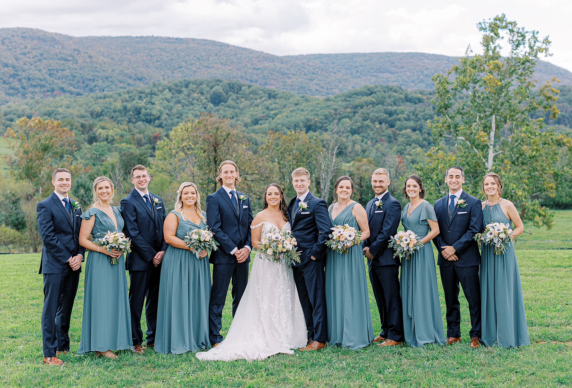 Photo of bridal party.