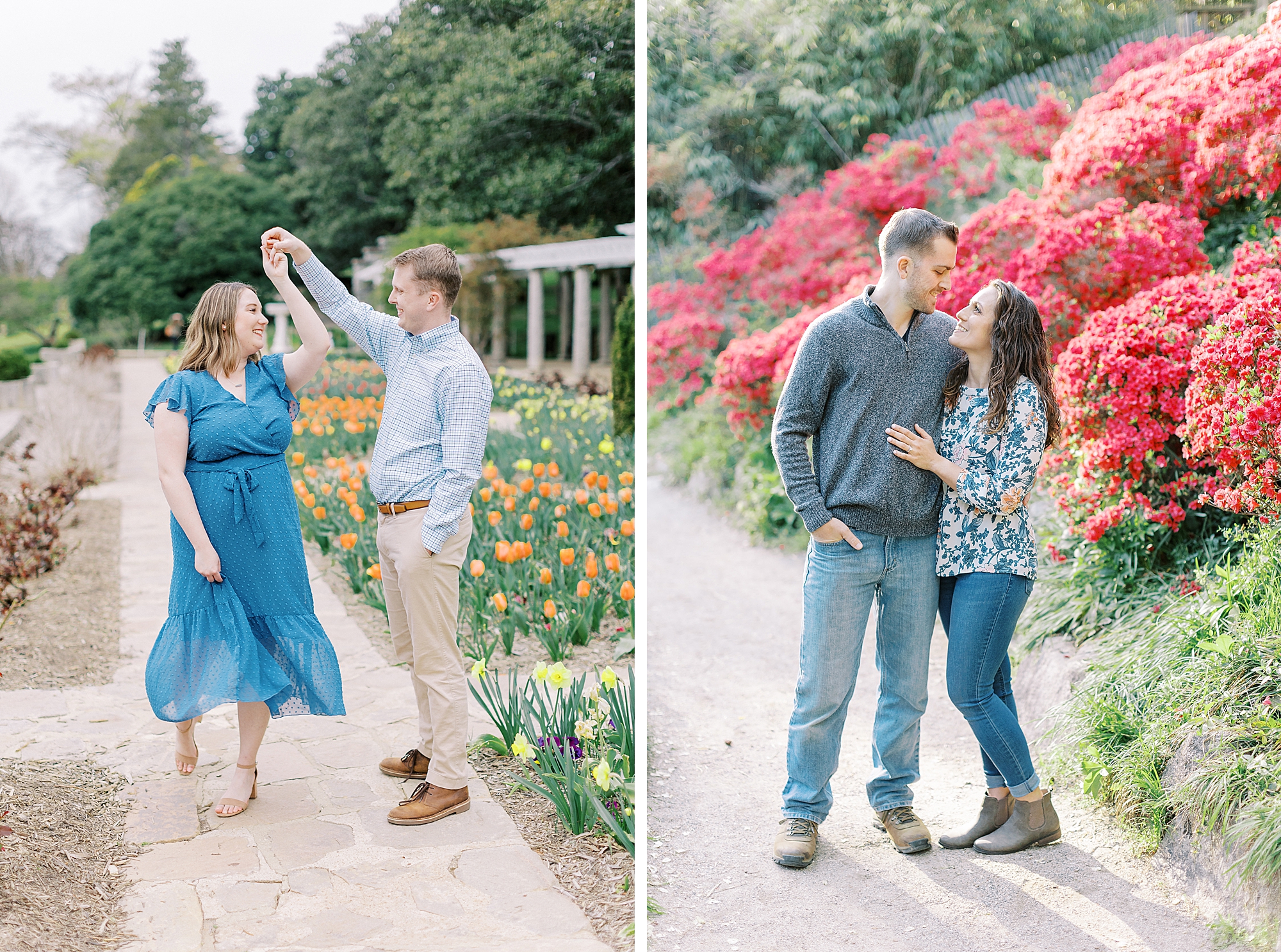 Engagement photos at Maymont in RVA.