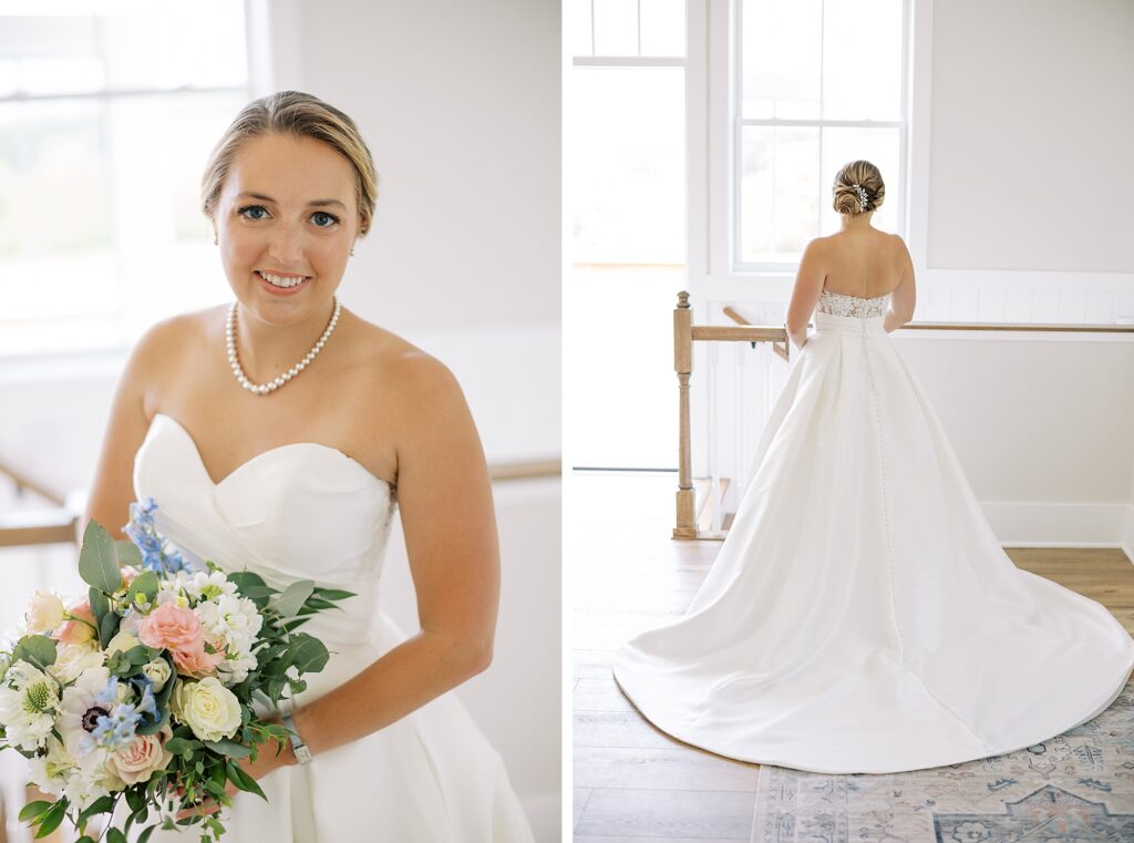 Bridal portraits with makeup done by Captivating Complexion.